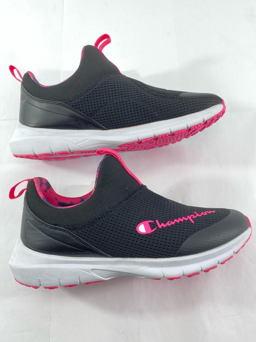 Champion 10 Slip-On Women's Size 10W Athletic Shoes C Pace Asana Black Pink